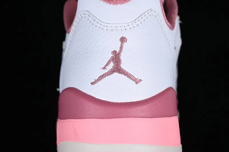 All categories Air Jordan Jordan series basketball shoes Air Jordan 5 Air Jordan Retro Low AJ5 Joe 5 white and pink low-top basketball shoes DX4390-116